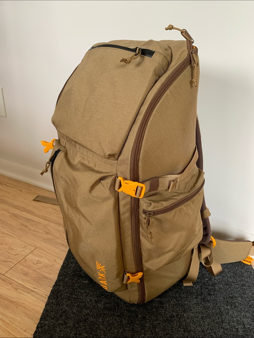 Roark Tan 5 Day Mule 55L Backpack